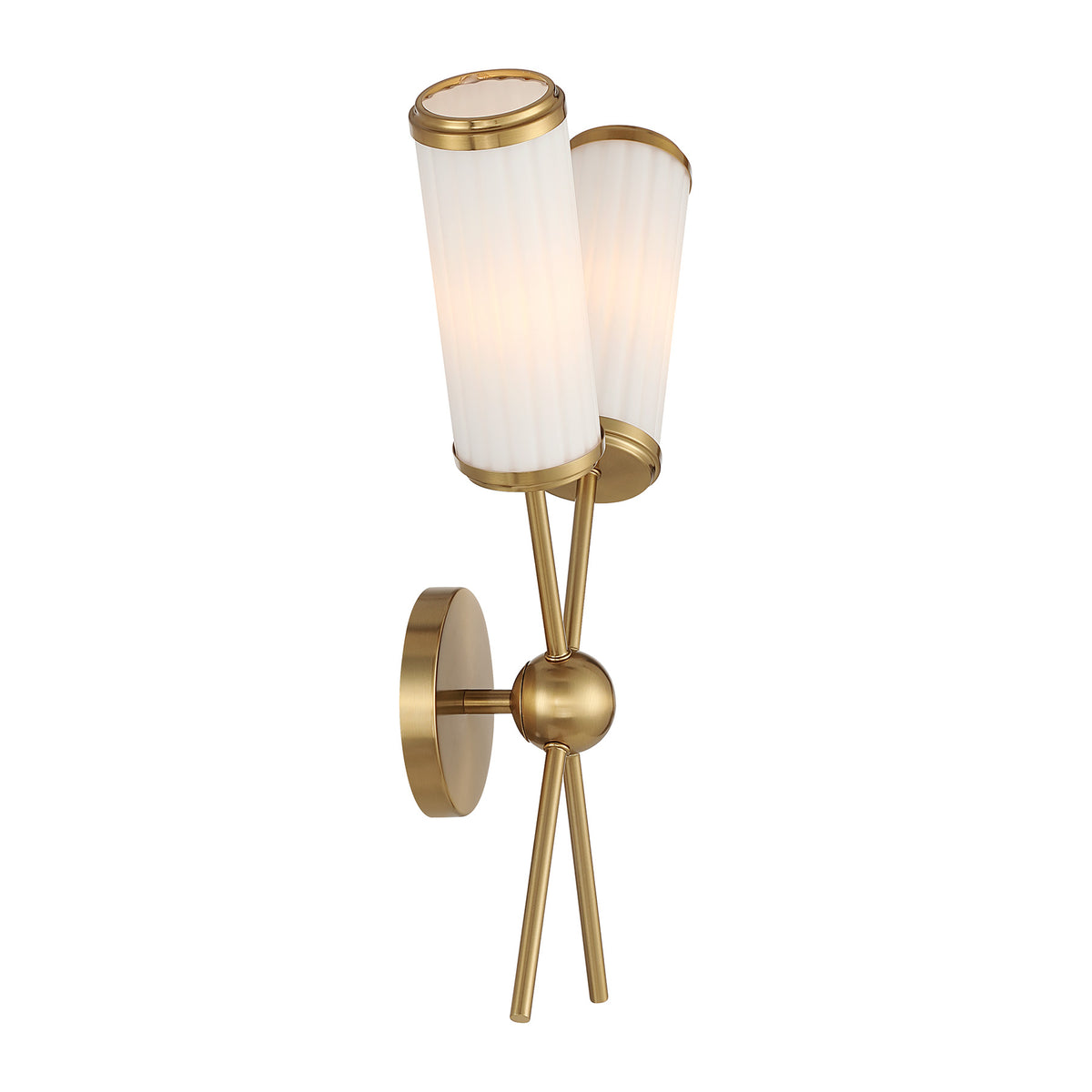 Savoy House 9-3199-2-322 Denison Wall Sconce in Warm Brass