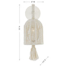 Savoy House 9-3402-1-341 Lunara Wall Sconce in Cotton