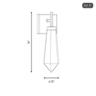 Savoy House 9-6122-1-127 Leland Wall Sconce in Noble Brass