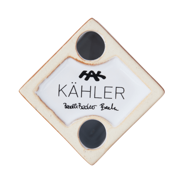 Kähler 693538 Porte-bougies de l'Avent en forme de pain d'épice, marron