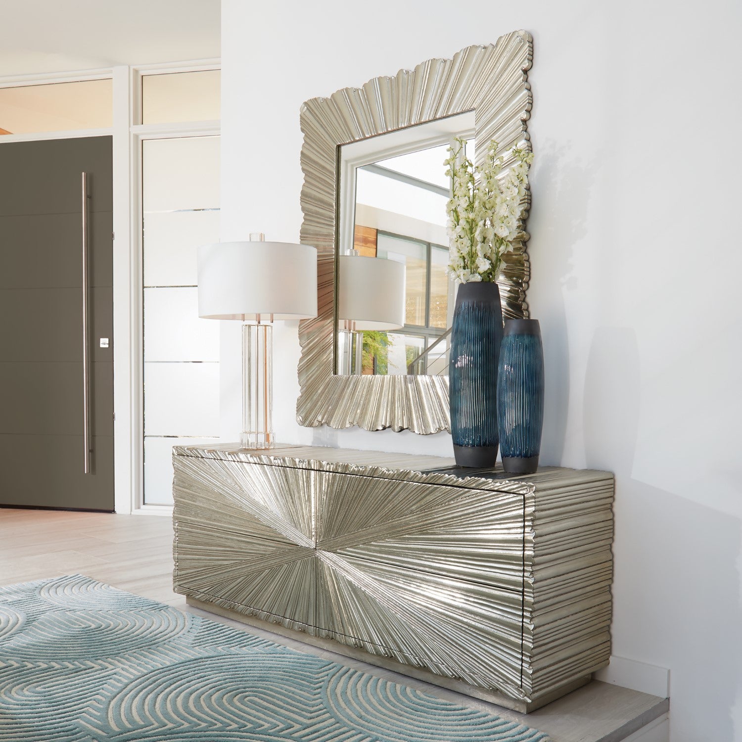 Linen Fold Mirror