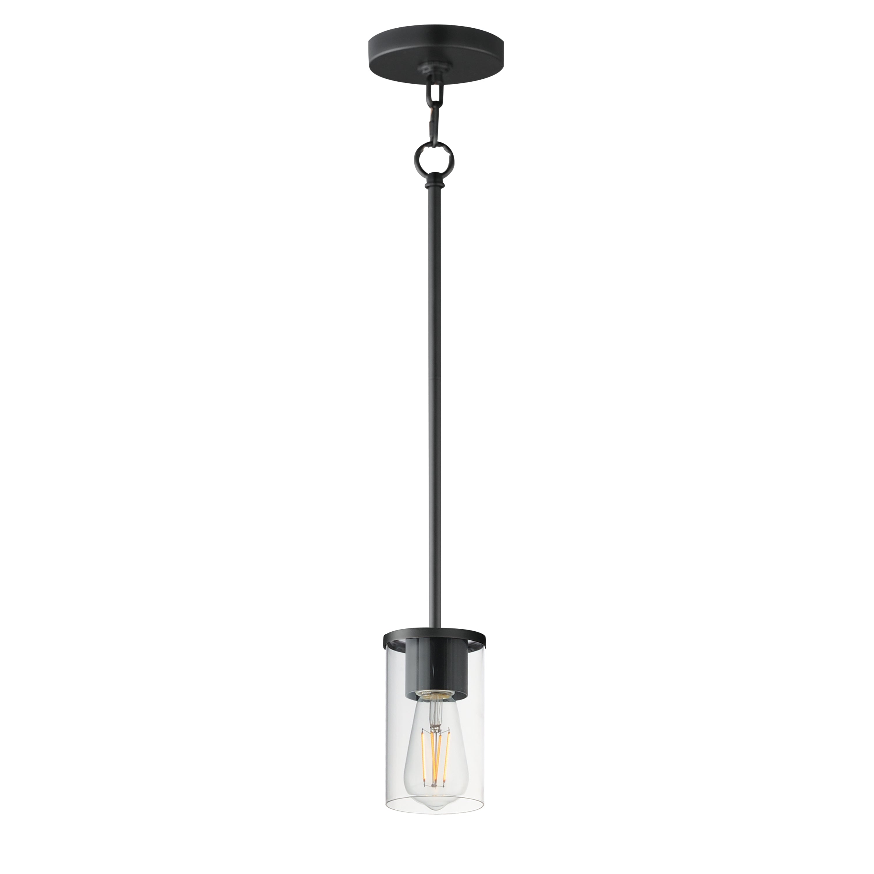 Maxim Lighting 90281CLBK Lateral Mini Pendant in Black