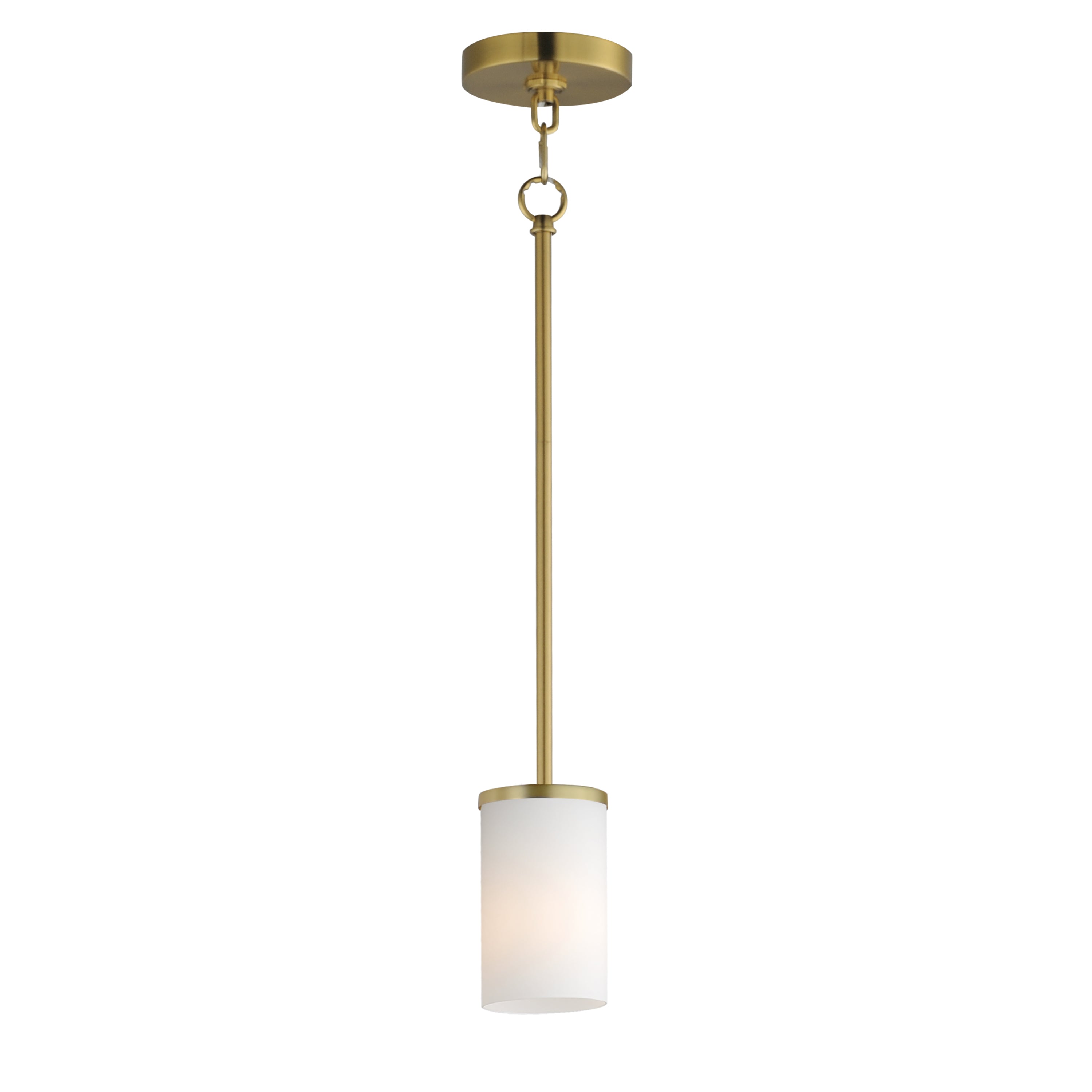 Maxim Lighting 90281SWSBR Lateral Mini Pendant in Satin Brass