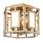Crystorama - HIL-990-VG - Six Light Semi Flush Mount - Hillcrest - Vibrant Gold