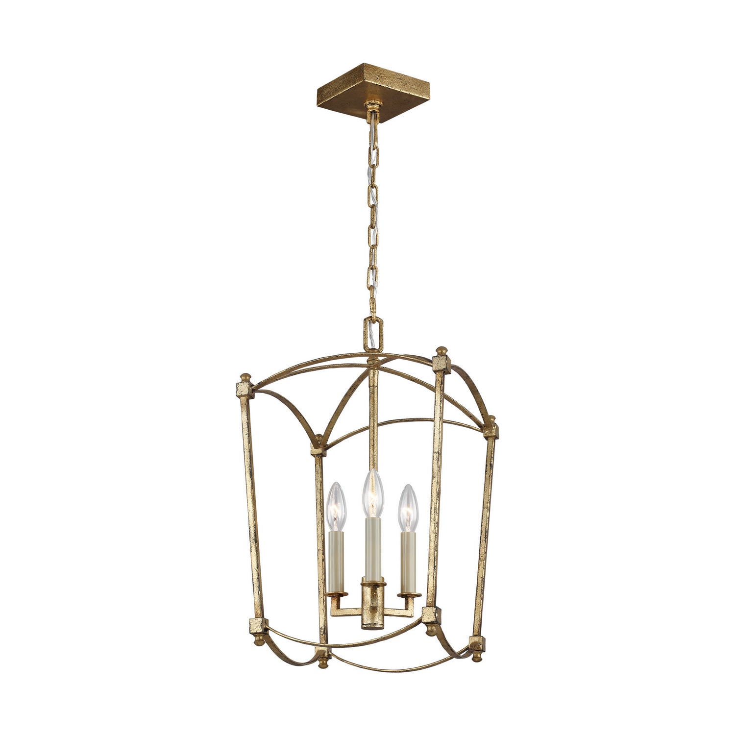 Visual Comfort Studio Canada - F3321/3ADB - Three Light Lantern - Thayer - Antique Gild