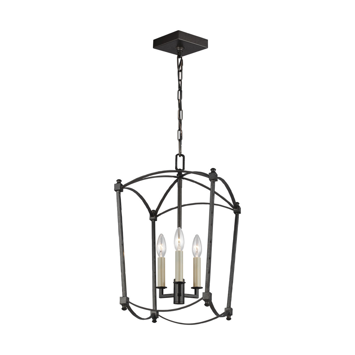 Visual Comfort Studio Canada - F3321/3SMS - Three Light Lantern - Thayer - Smith Steel