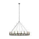 Visual Comfort Studio Canada - F3933/20WOW/AF - 20 Light Chandelier - Avenir - Weathered Oak Wood / Antique Forged Iron
