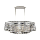 Allegri - 033260-014-FR001 - Six Light Island Pendant - Kasturi - Polished Silver