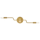 Applique murale double réglable Lark 83632LCB Austen en laiton laqué