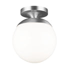 Visual Comfort Studio Canada - 7518EN3-04 - One Light Wall / Ceiling Semi-Flush Mount - Leo - Hanging Globe - Satin Aluminum