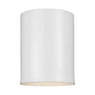 Visual Comfort Studio Canada - 7813801-15 - One Light Outdoor Flush Mount - Outdoor Cylinders - White