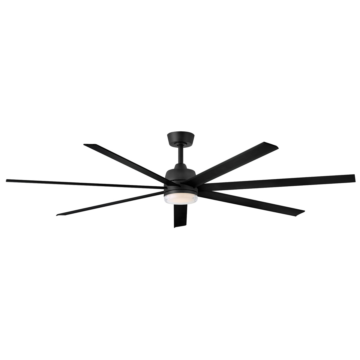 Éclairage Hinkley 910672FMB-LDD LED intelligent Ventilateur  en noir mat