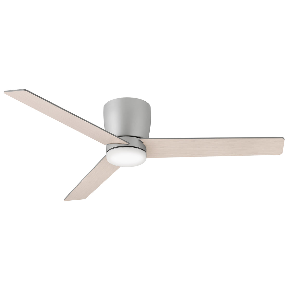 Plafonnier LED Ari Hinkley Lighting 910852FBN-LDA Ventilateur  en nickel brossé