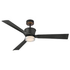Hinkley Lighting 910956FMB-LDD Vosh LED Smart Fan with Uplight in Matte Black