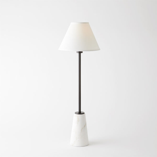 Marble Pedestal Buffet Lamp
