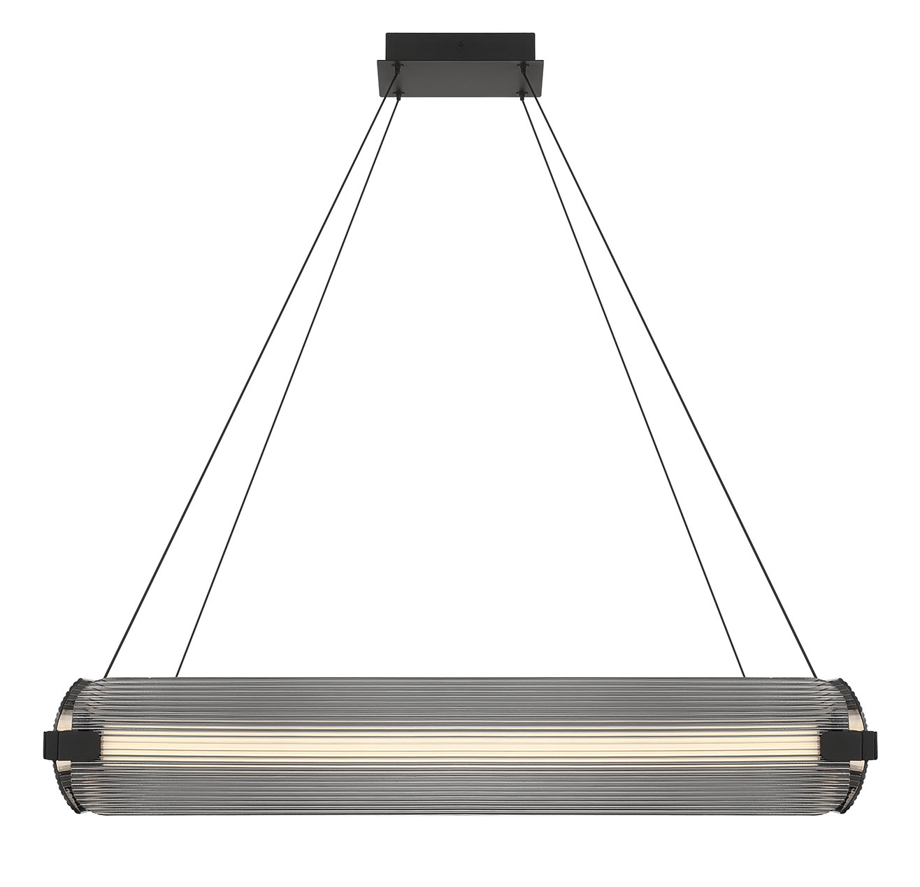 Eurofase 50052-011 Neoness LED Geometric Chandelier in Matte Black
