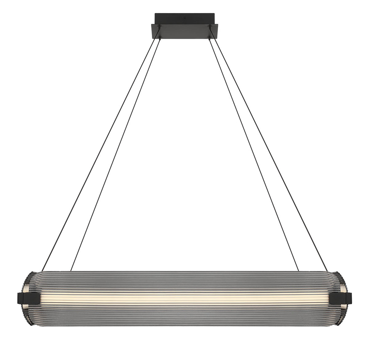Eurofase 50052-011 Neoness LED Geometric Chandelier in Matte Black