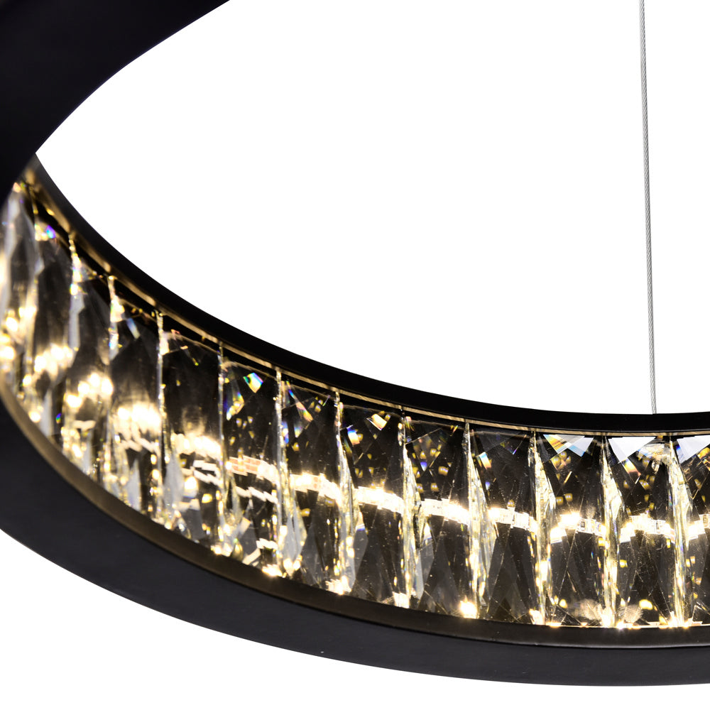 CWI Lighting Canada - 1040P20-101 - LED Chandelier - Rosalina - Matte Black