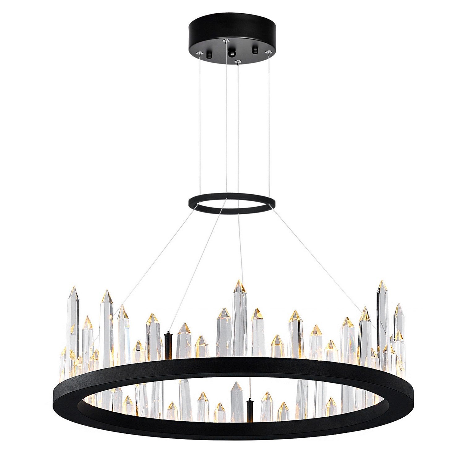 CWI Lighting Canada - 1043P24-101 - LED Chandelier - Juliette - Black