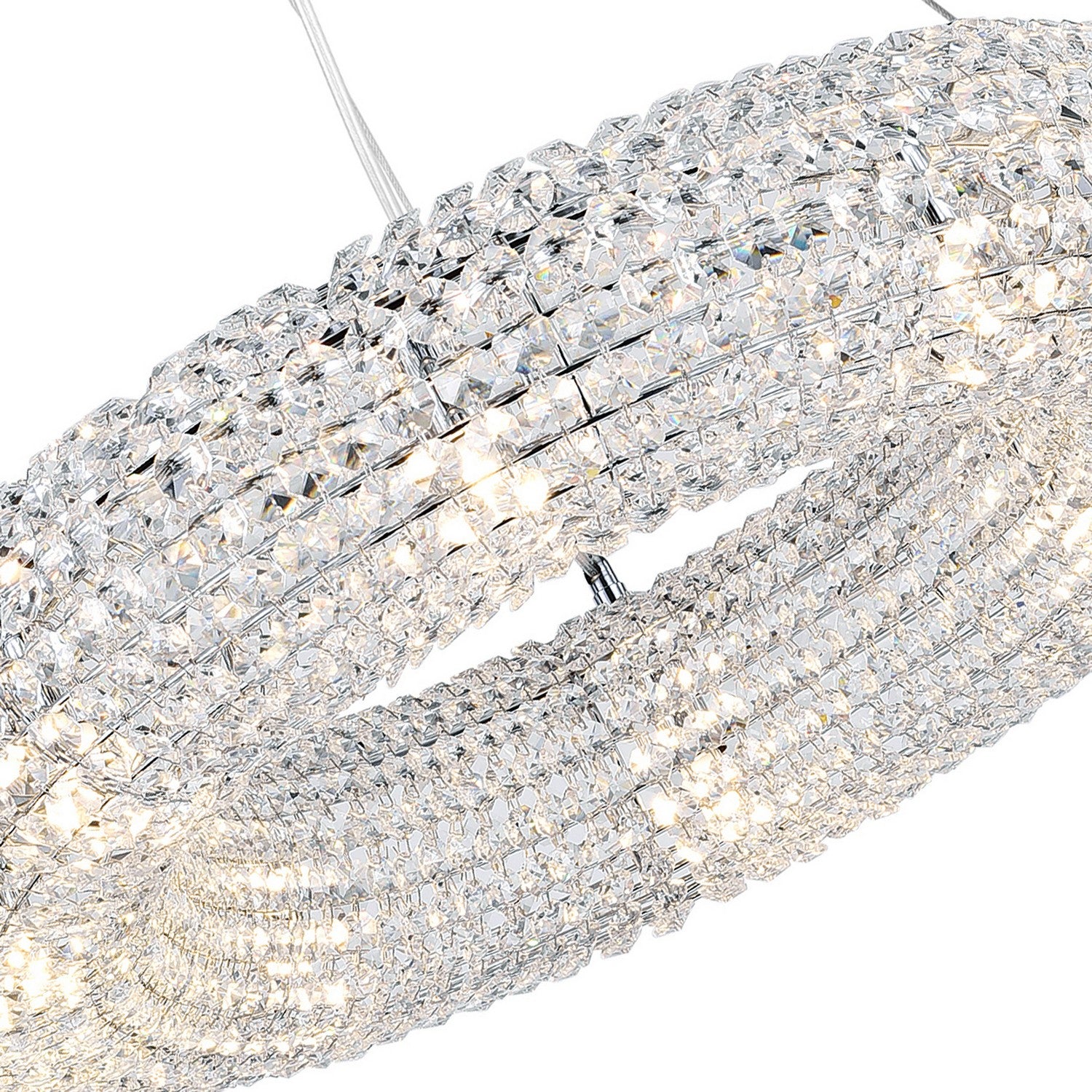 CWI Lighting Canada - 1057P24-8-601 - Eight Light Chandelier - Veronique - Chrome