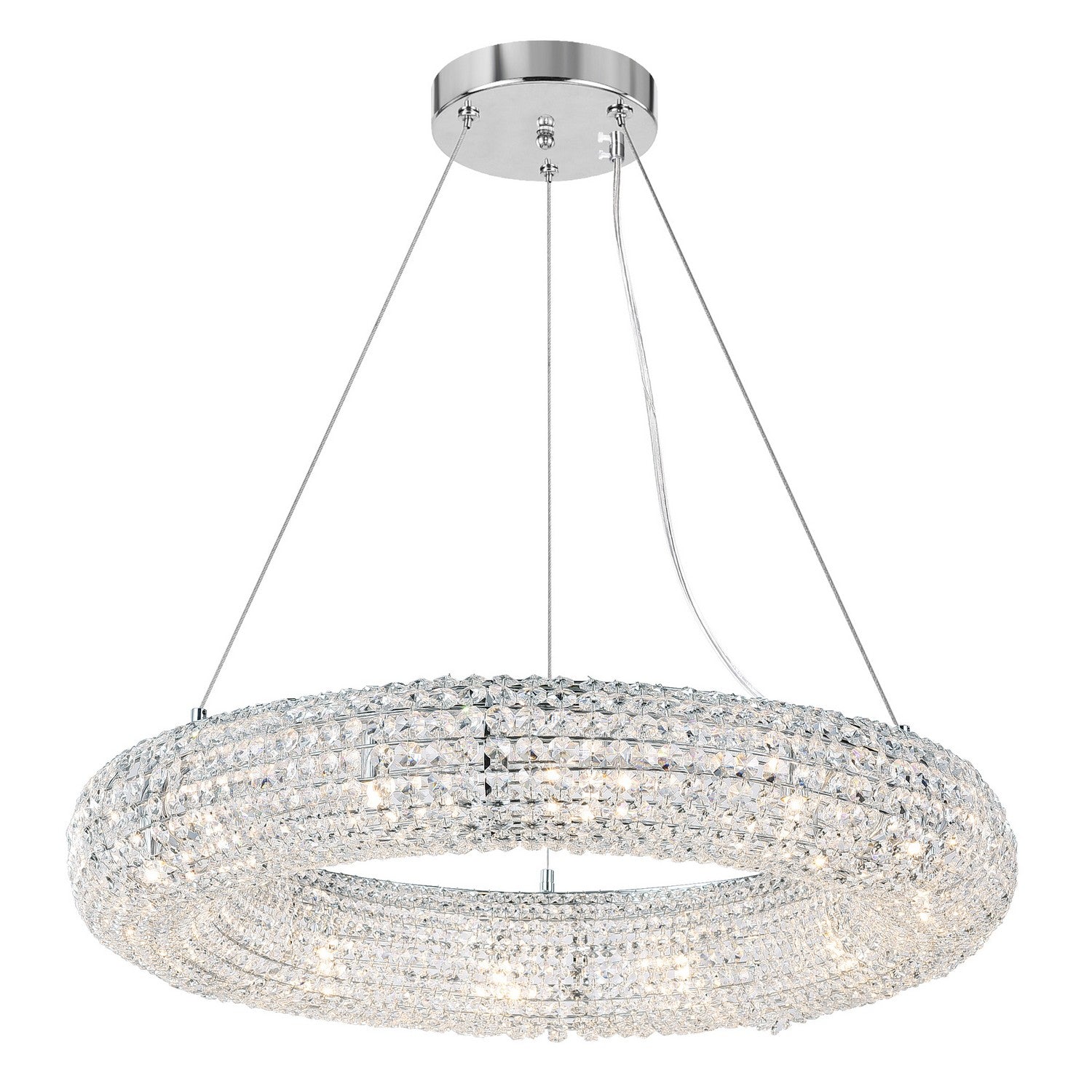 CWI Lighting Canada - 1057P32-12-601 - 12 Light Chandelier - Veronique - chrome