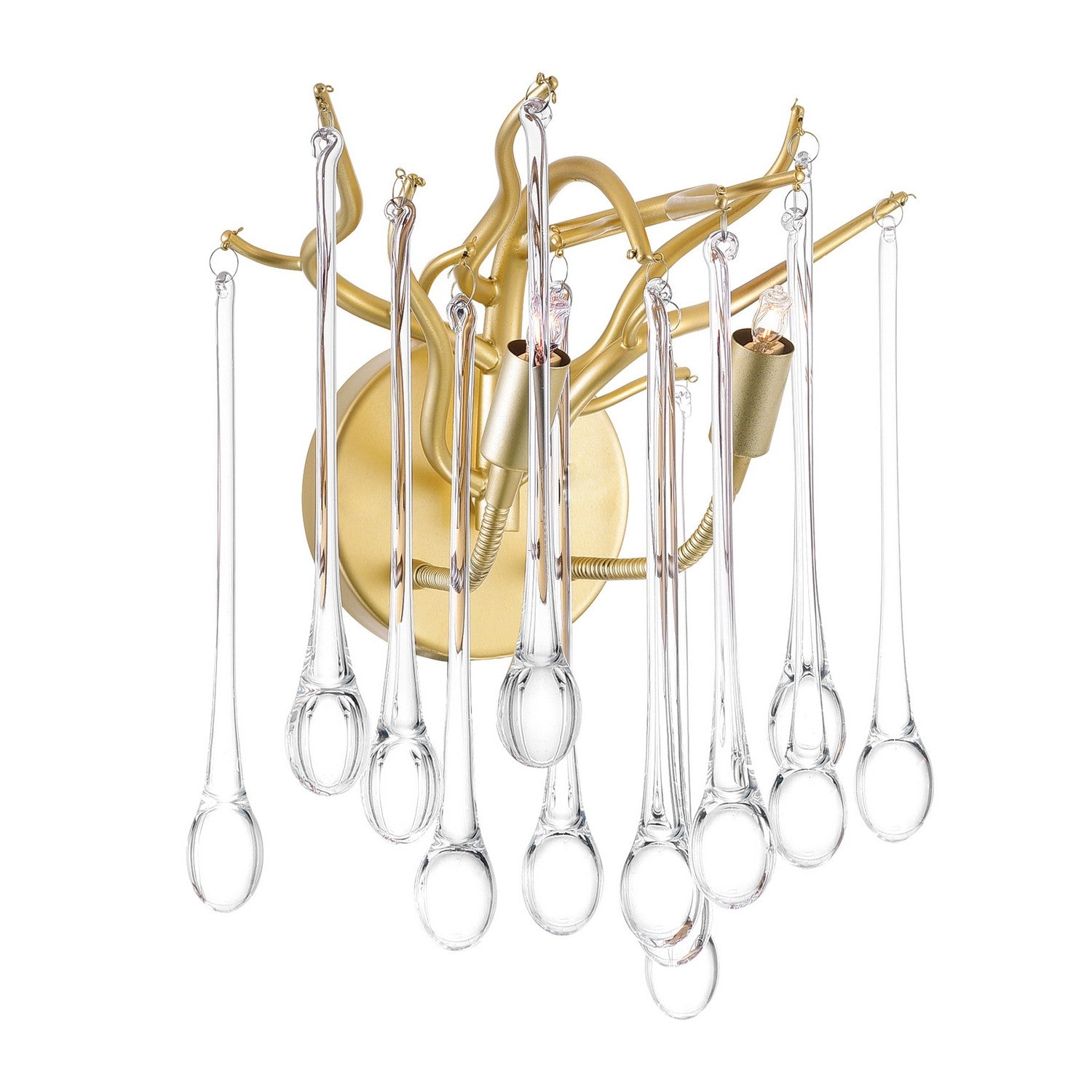 CWI Lighting Canada - 1094W10-2-620 - Deux lampes Murale - Anita - Feuille d'or