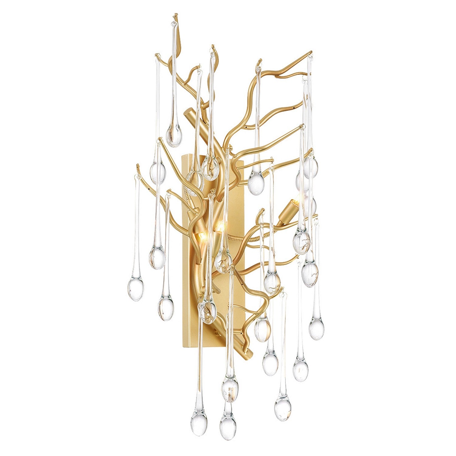 CWI Lighting Canada - 1094W11-3-620 - Trois lampes Murale - Anita - Feuille d'or