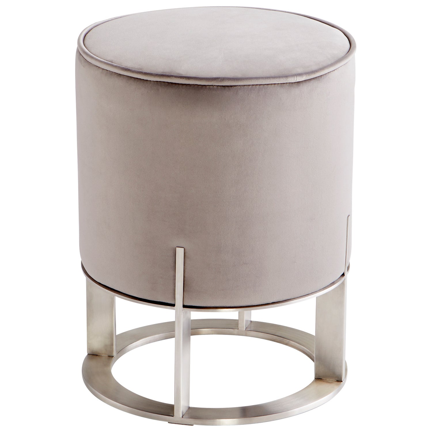 Cyan Canada - 09593 - Pouf - Acier inoxydable brossé