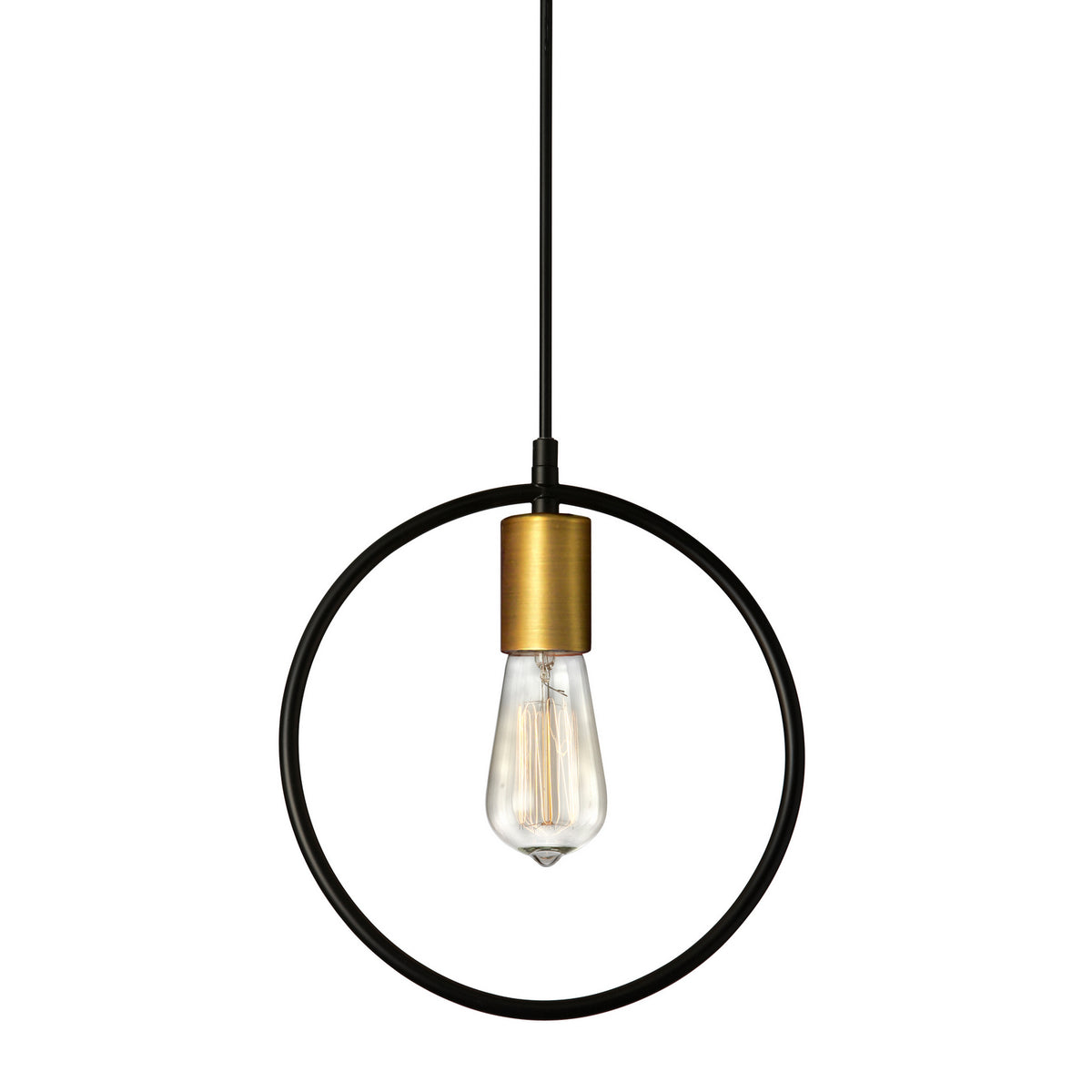 Dainolite Canada - GMT-111P-MB-VB - One Light Pendant - Geometric - Black