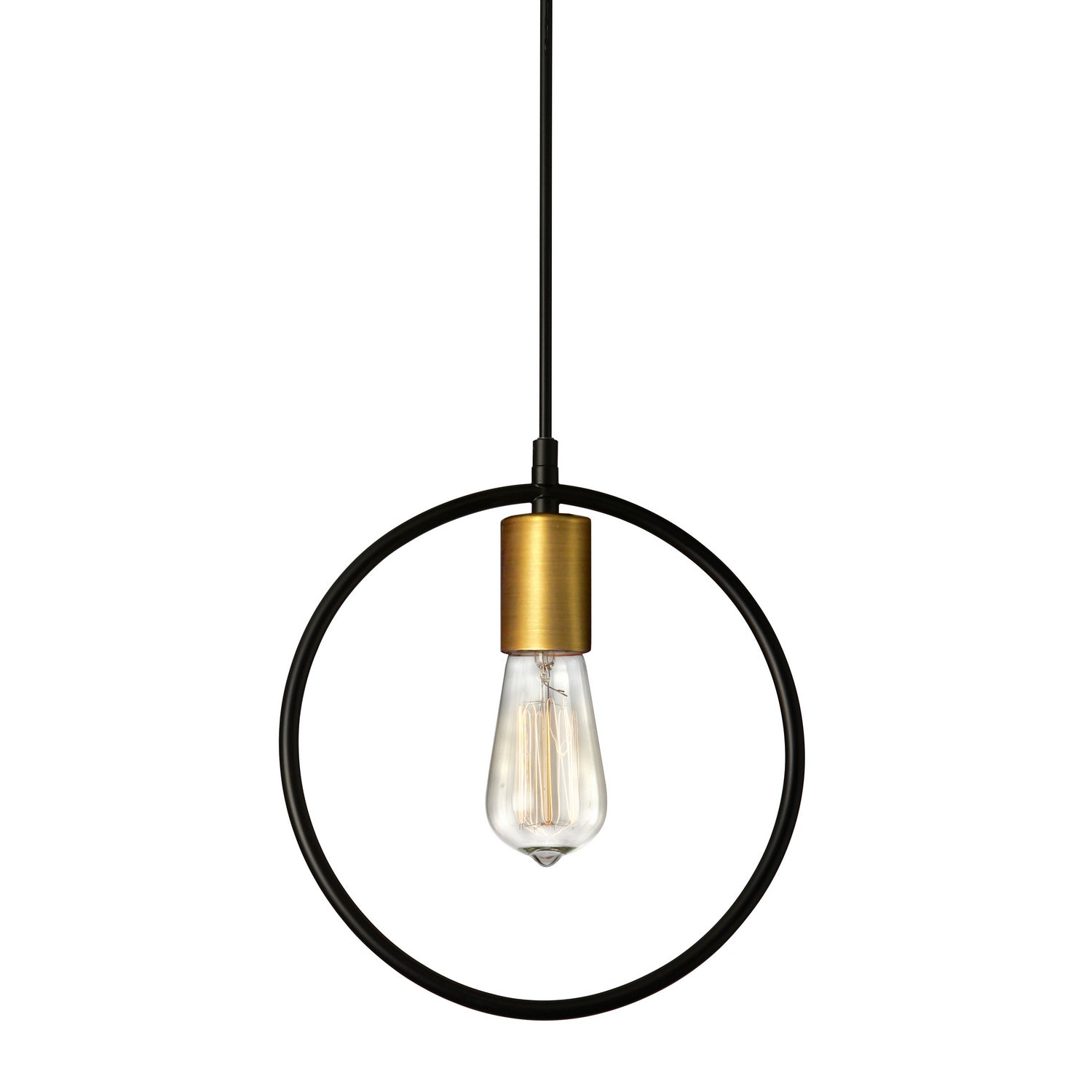 Dainolite Canada - GMT-111P-MB-VB - One Light Pendant - Geometric - Black