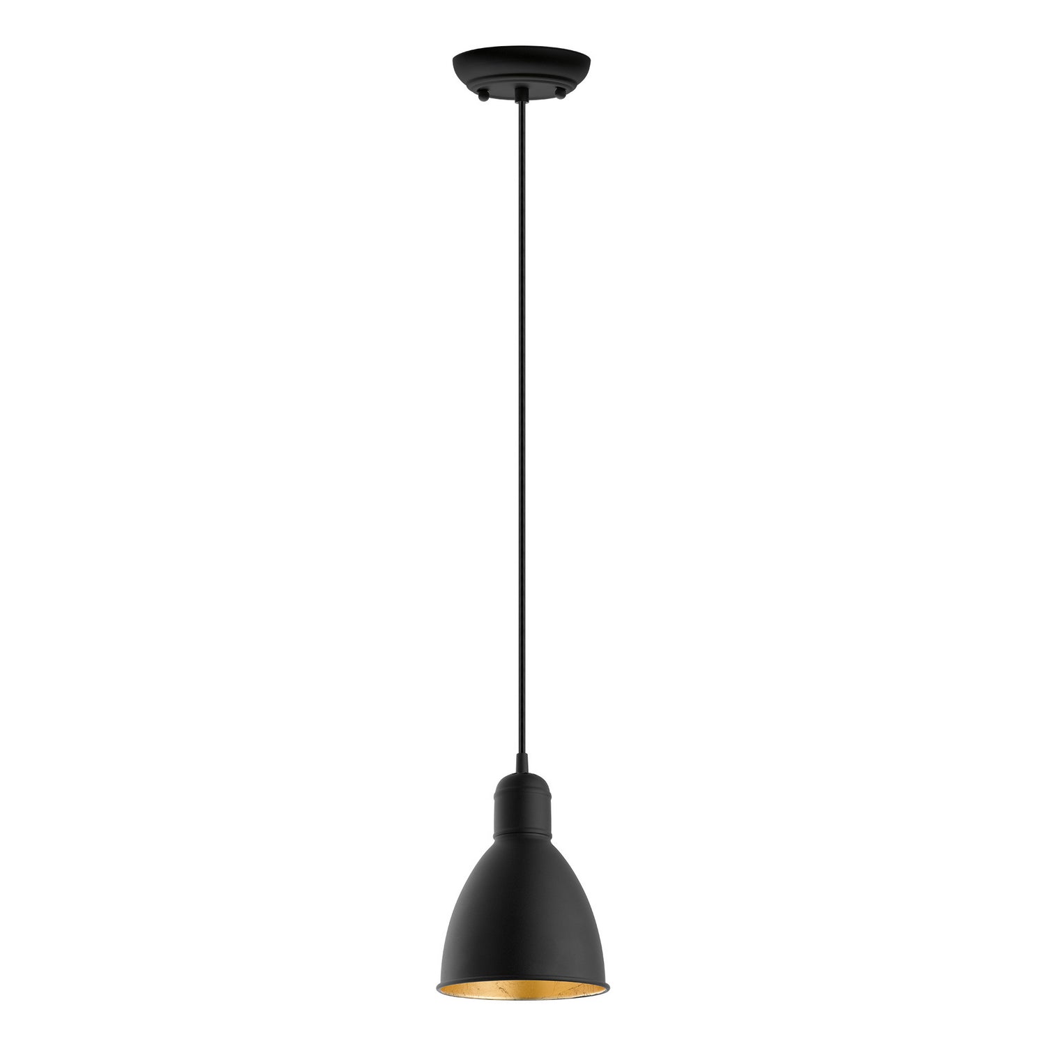 Eglo Canada - 203443A - One Light Pendant - Priddy 2 - Black/Gold