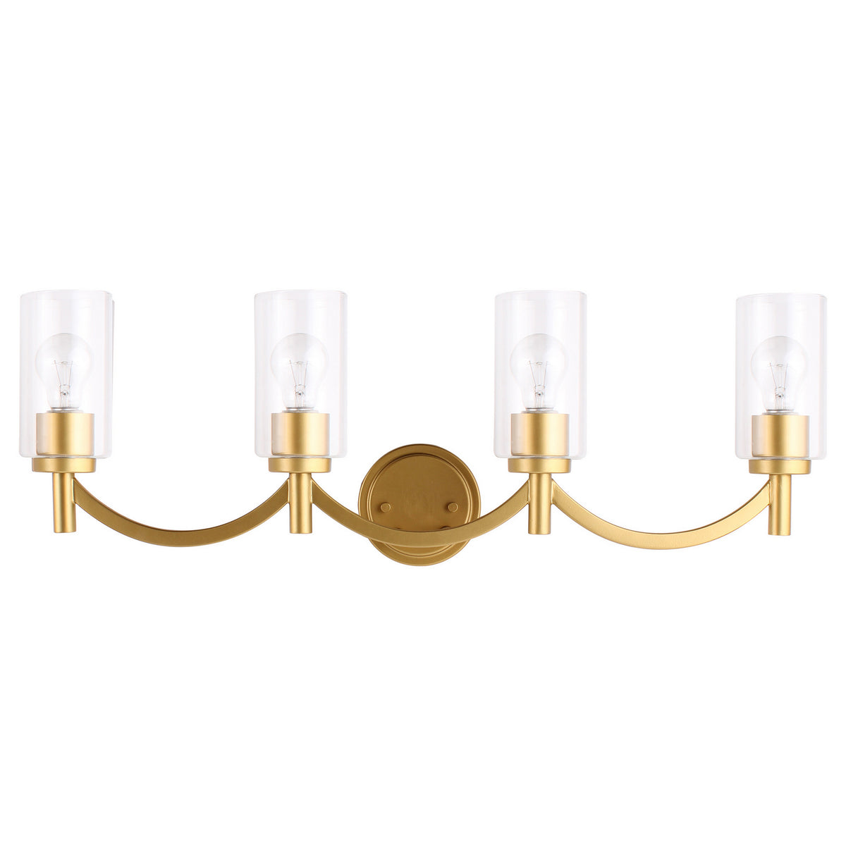 Eglo Canada - 203753A - Four Light Bath/Vanity - Devora - Antique Gold