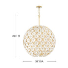 Fredrick Ramond FR41967DG Marianne Globe Pendant in Deluxe Gold