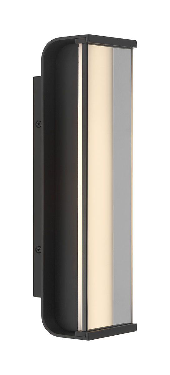 Eurofase 50111-015 Dulton LED Outdoor Wall Sconce in Matte Black