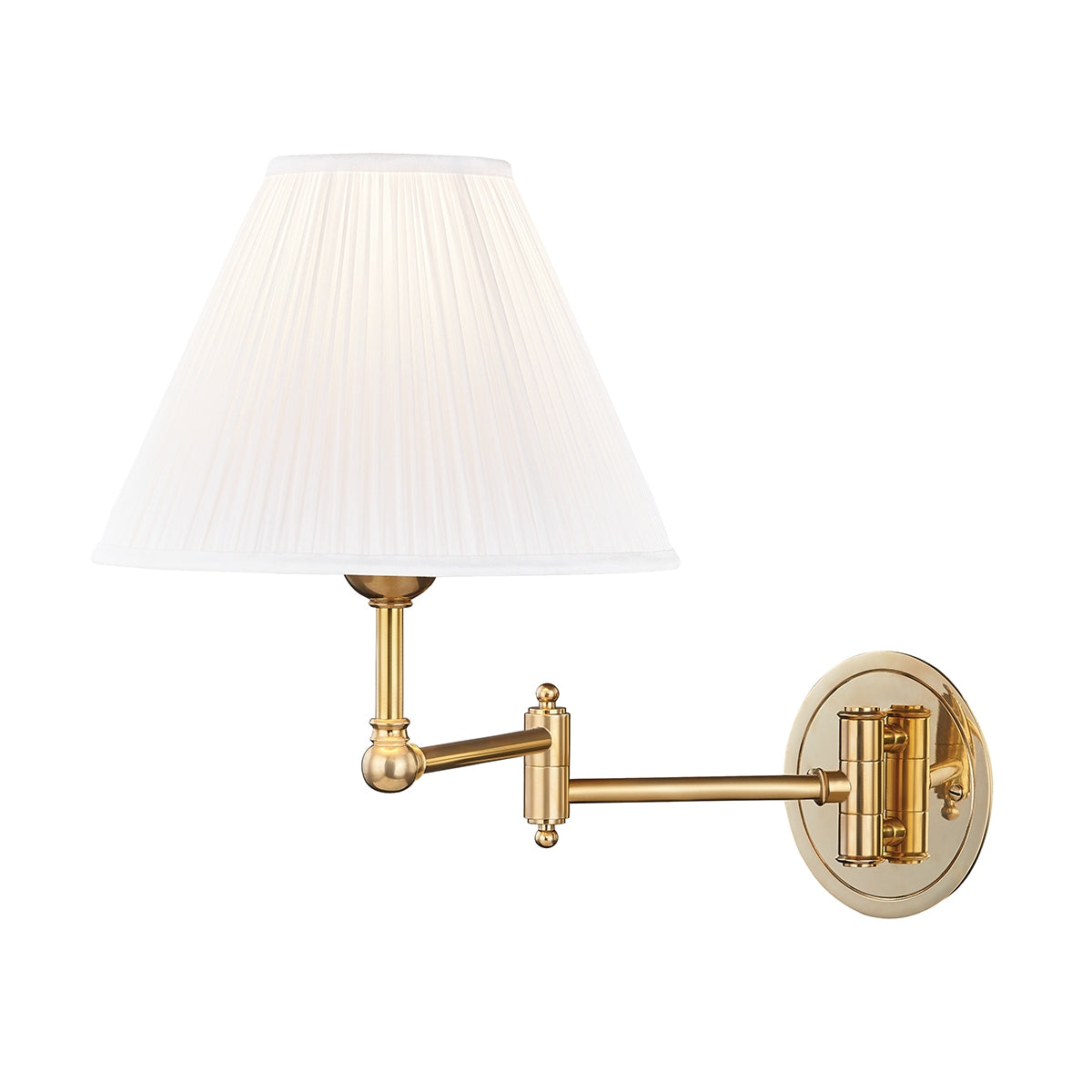 Vallée de l'Hudson, Canada - MDS603-AGB - Une lampe Murale - Signature n° 1 - Laiton vieilli