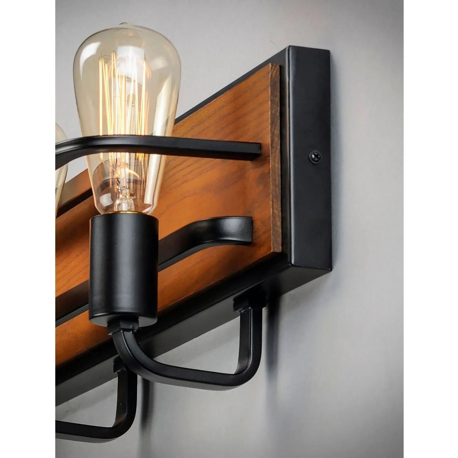 Maxim Lighting - Black Forest Bath Vanity - 10302BKASB | Montreal Lighting & Hardware