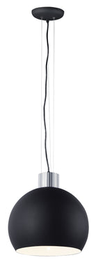 Magasin d'éclairage Maxim 25238SABK Suspension en aluminium satiné / noir