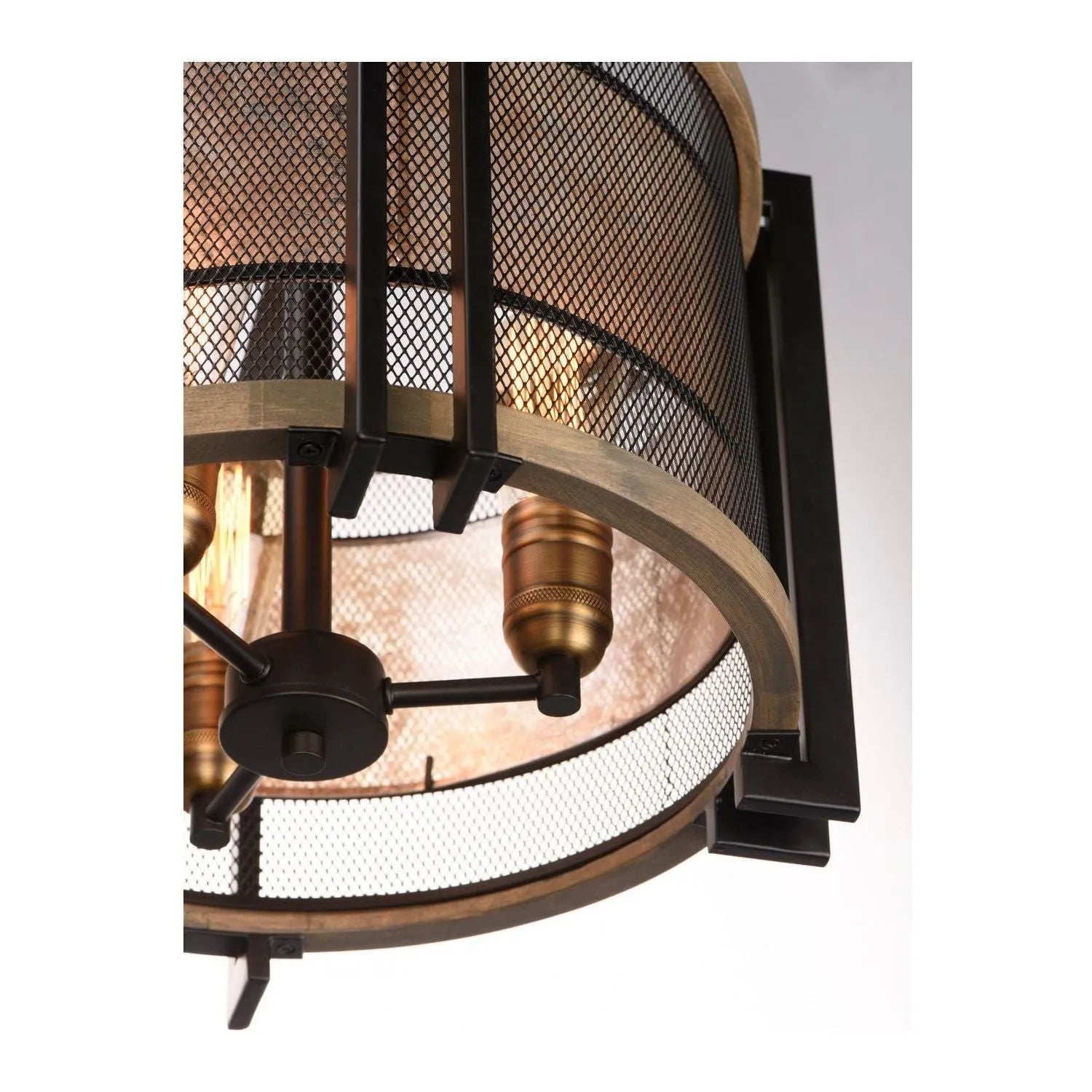 Maxim Lighting - Boundry Flush Mount - 27560BKBWAB | Montreal Lighting & Hardware