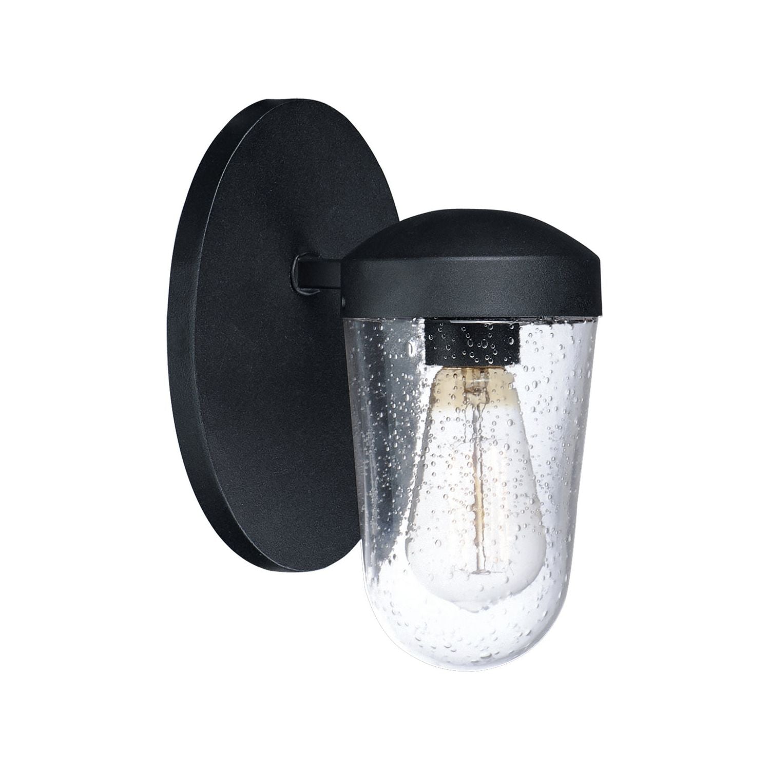 Maxim - 30011CDBK - One Light Outdoor Wall Lantern - Lido - Black