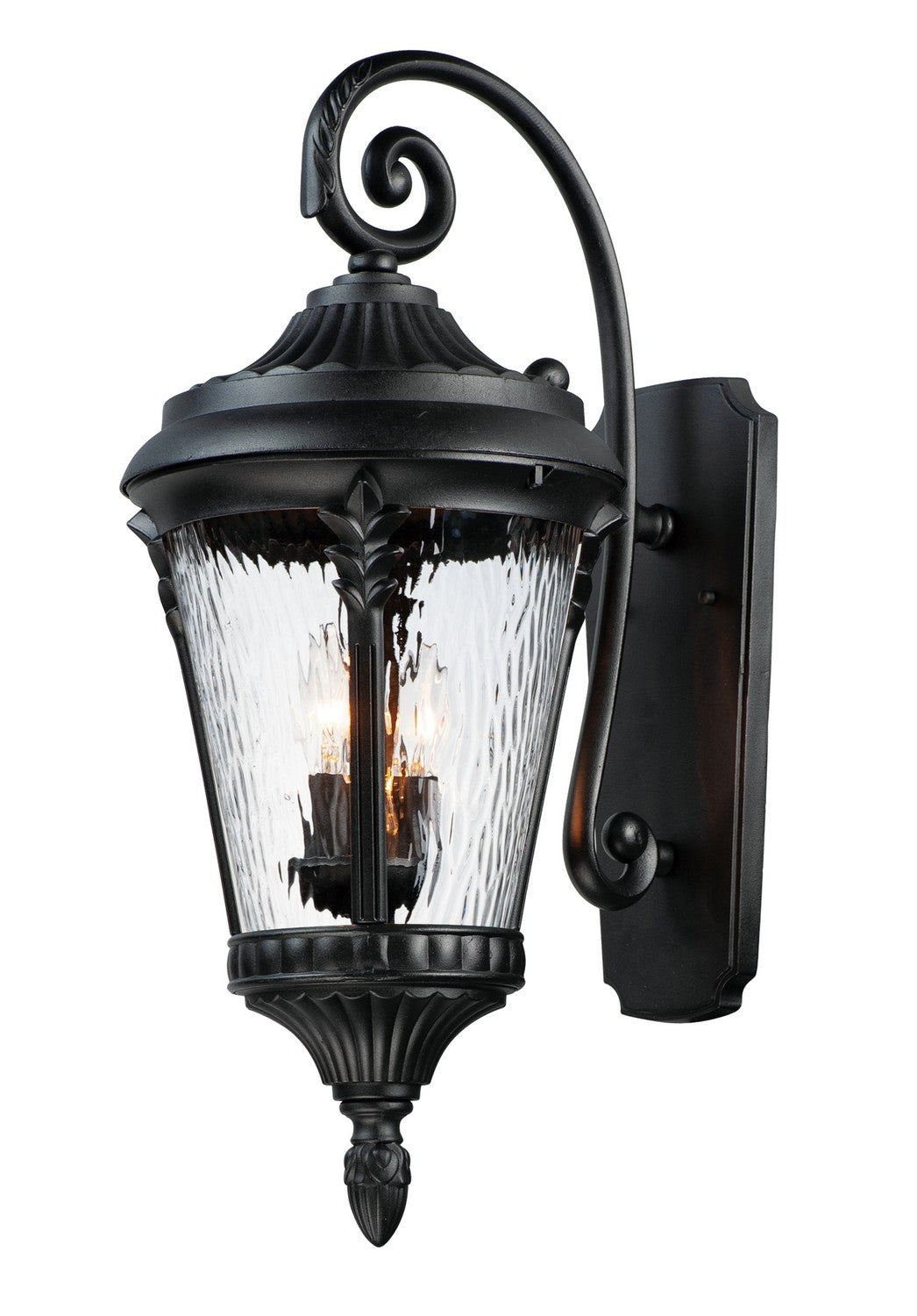 Maxim Lighting 3055WGBK Sentry Outdoor Wall Lantern in Black
