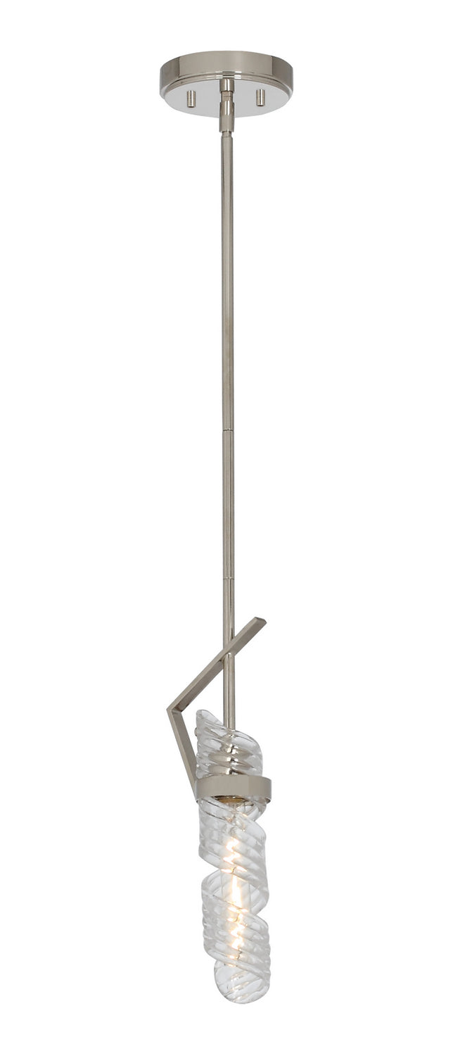 Éclairage Maxim 39553CLPN Milano Suspension en nickel poli
