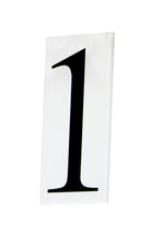 Numéro de maison Maxim Lighting 53611WT, blanc