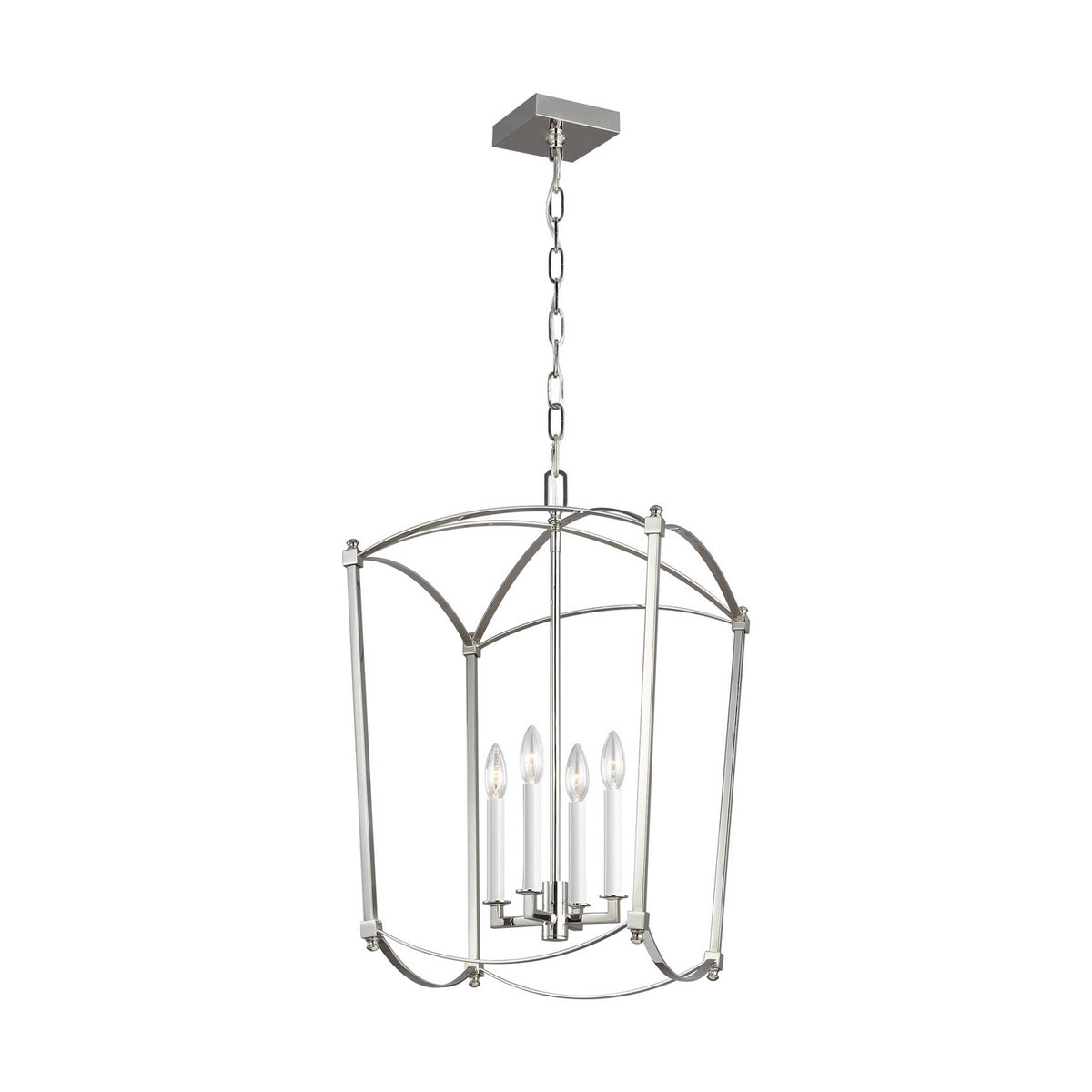 Visual Comfort Studio Canada - F3322/4PN - Four Light Lantern - Thayer - Polished Nickel