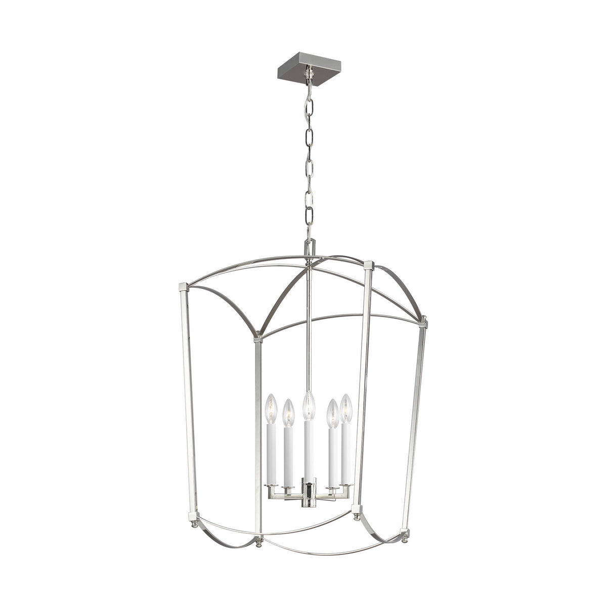 Visual Comfort Studio Canada - F3323/5PN - Five Light Lantern - Thayer - Polished Nickel