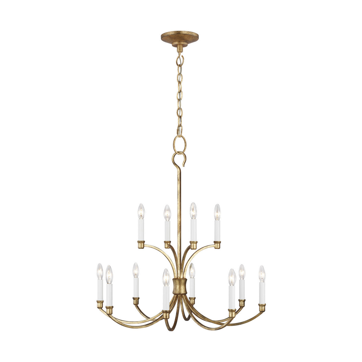 Visual Comfort Studio Canada - CC10612ADB - 12 Light Chandelier - Westerly - Antique Gild