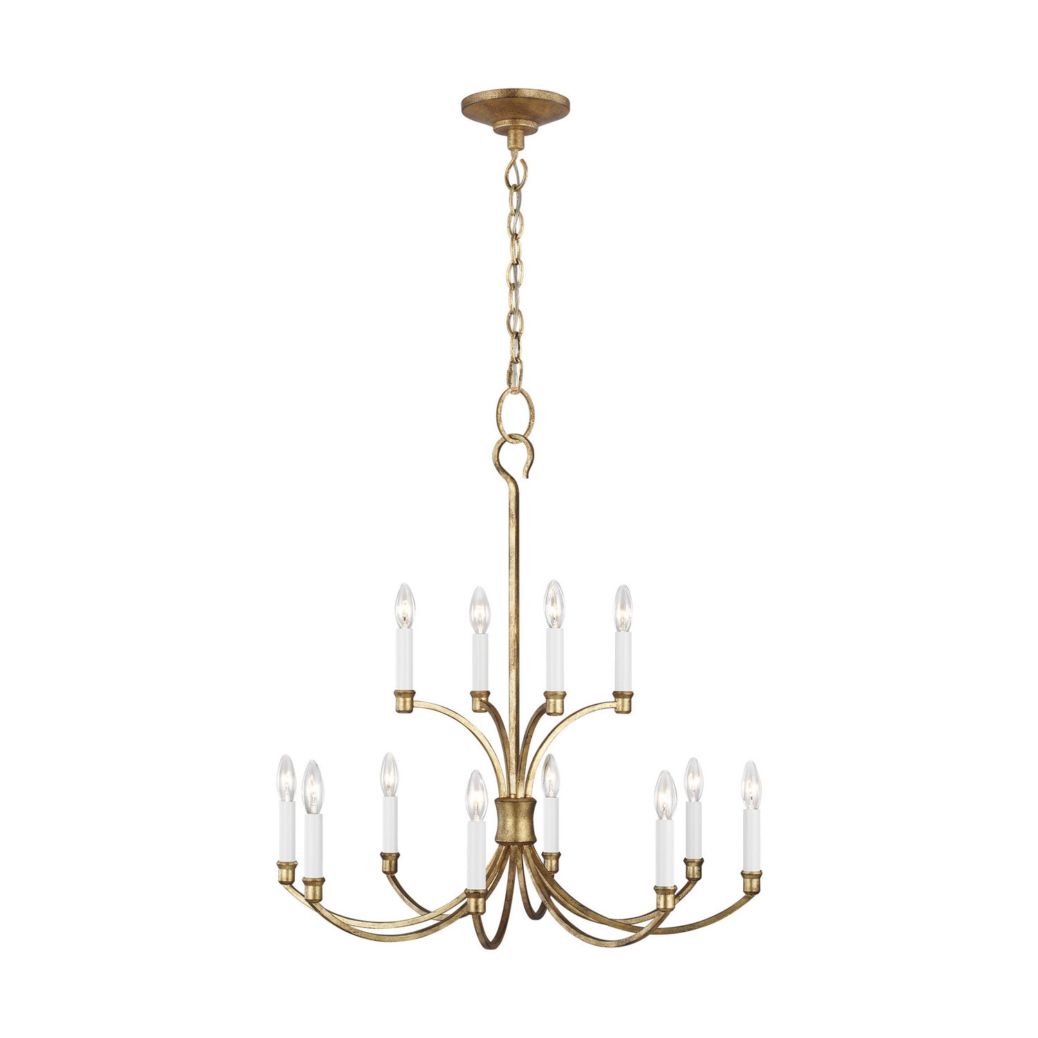 Visual Comfort Studio Canada - CC10612ADB - 12 Light Chandelier - Westerly - Antique Gild