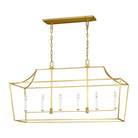 Visual Comfort Studio Canada - CC1036BBS - Six Light Linear Lantern - Southold - Burnished Brass