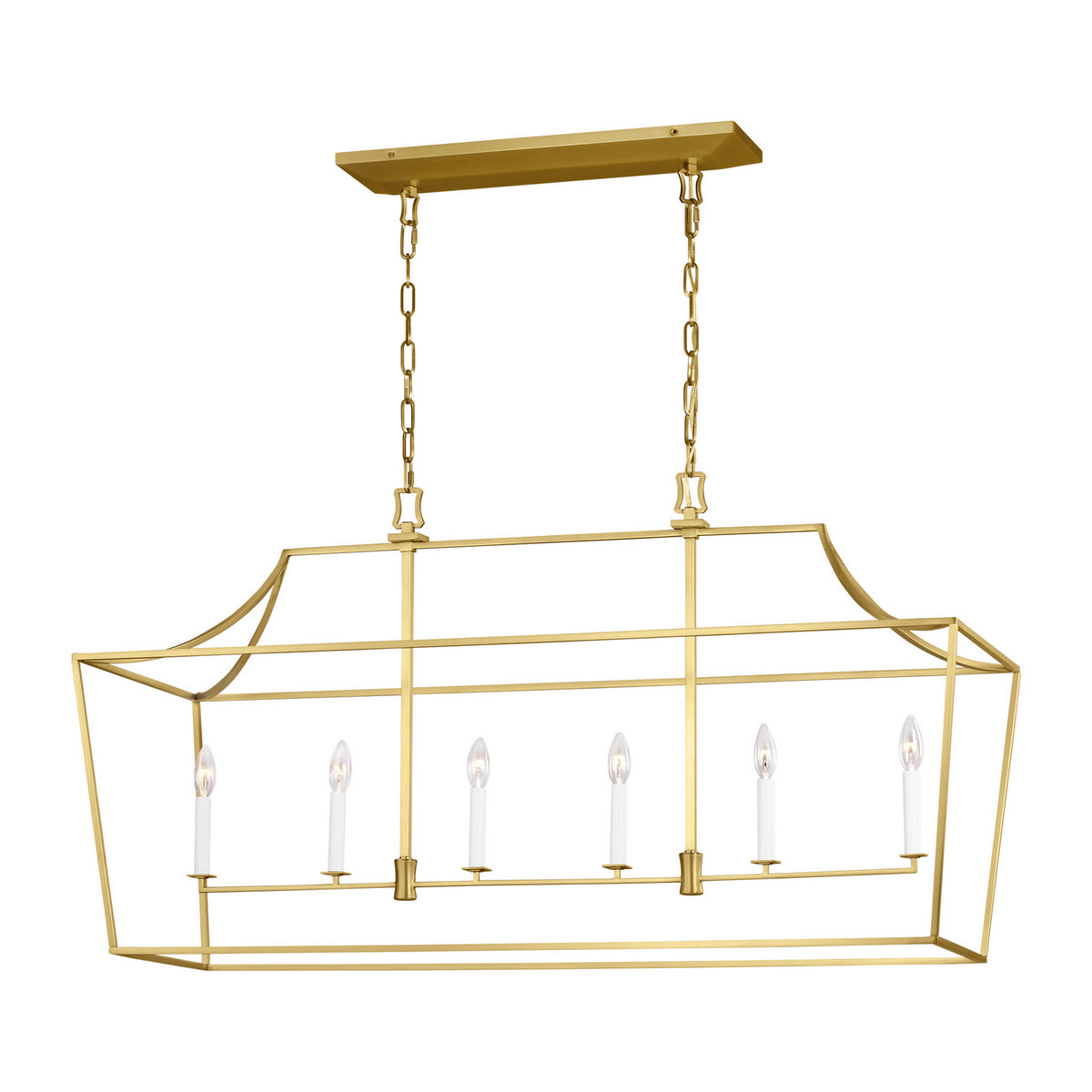 Visual Comfort Studio Canada - CC1036BBS - Six Light Linear Lantern - Southold - Burnished Brass