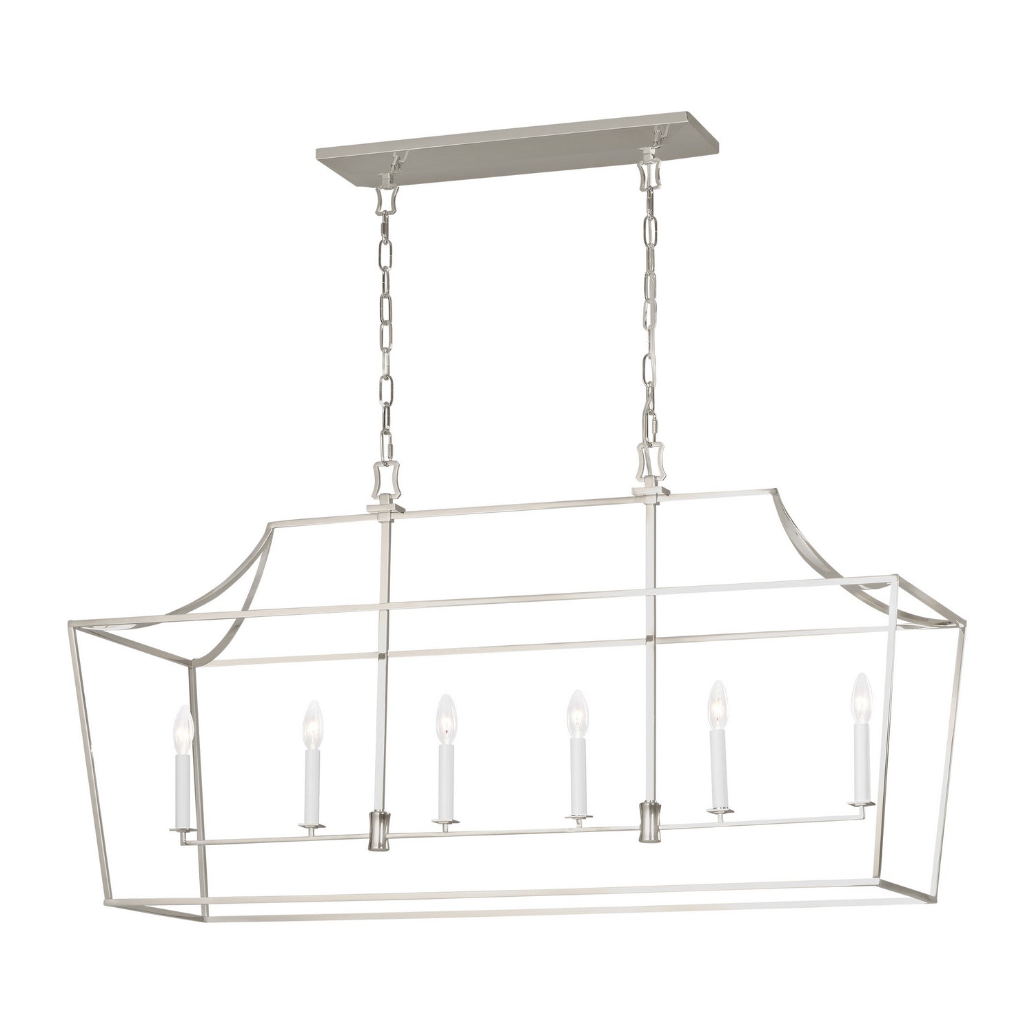 Visual Comfort Studio Canada - CC1036PN - Six Light Linear Lantern - Southold - Polished Nickel