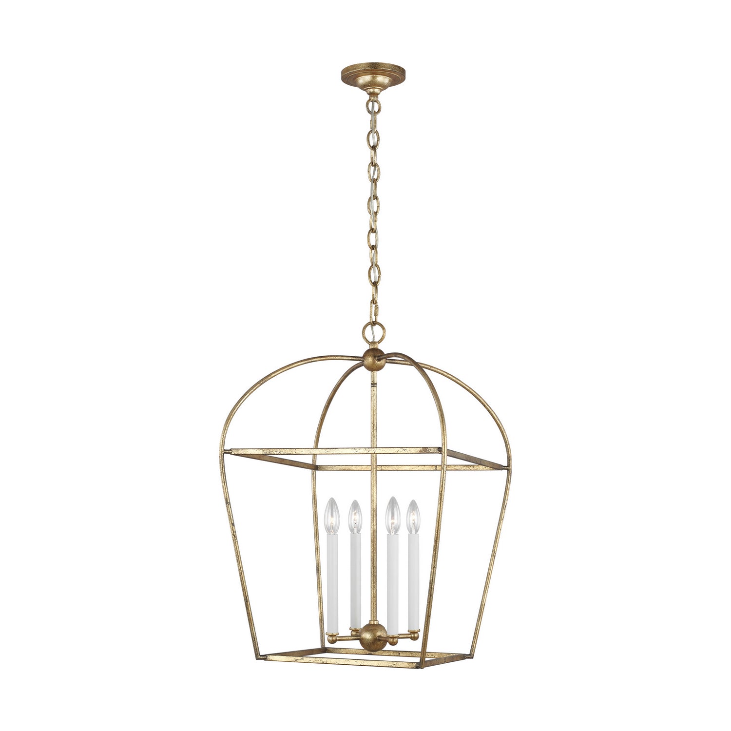 Visual Comfort Studio Canada - CC1084ADB - Four Light Lantern - Stonington - Antique Gild